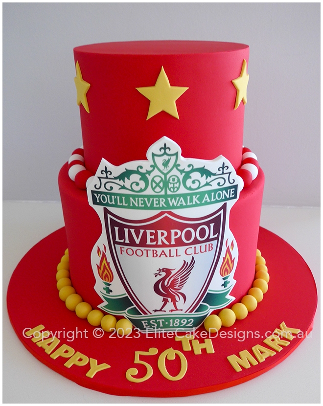 Liverpool fc cake in Sydney